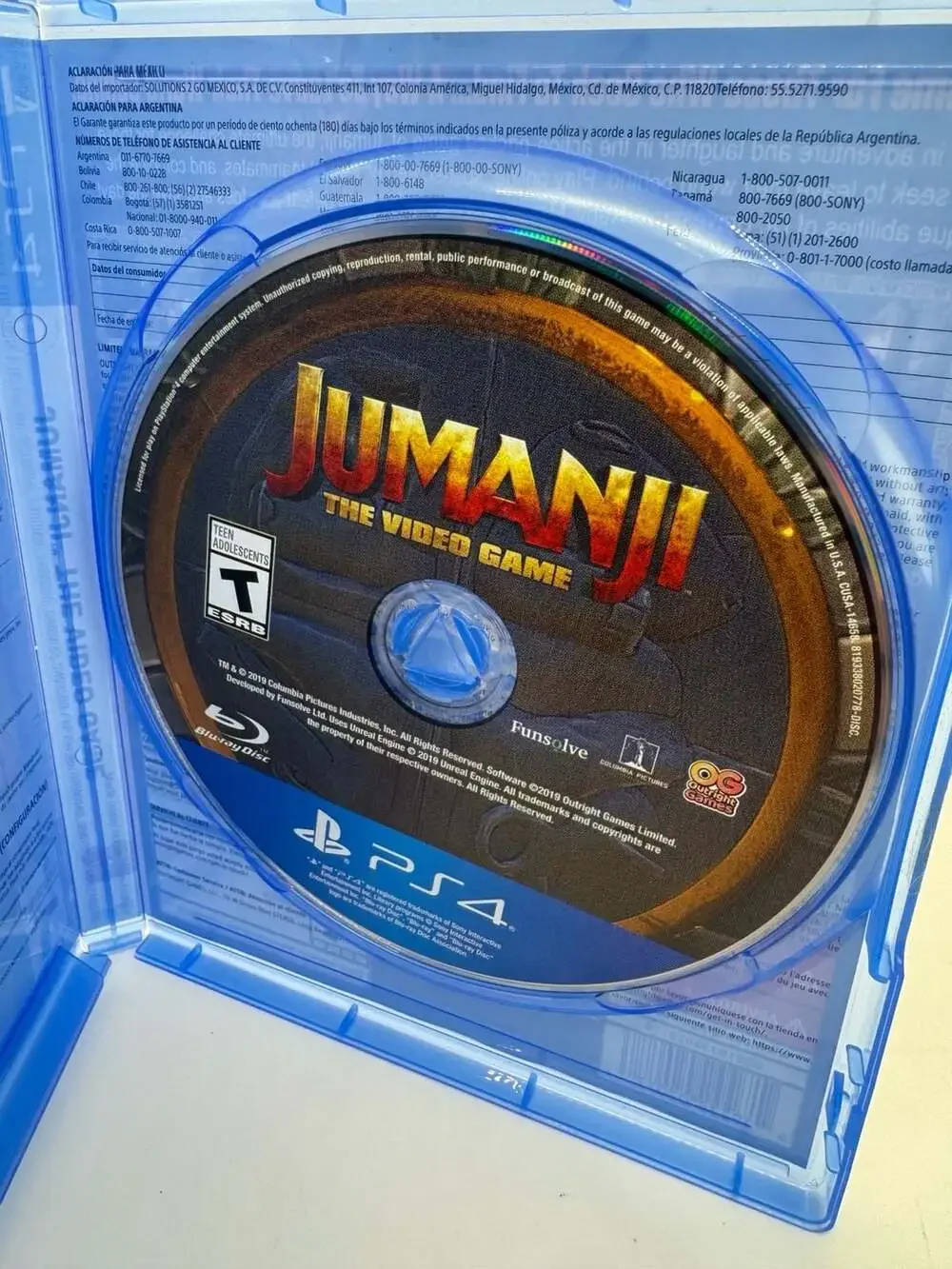 Jumanji: The Video Game for PlayStation 4